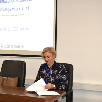 Održana obuka za vijećnike Općinskog vijeća Ilijaš o etičkom kodeksu